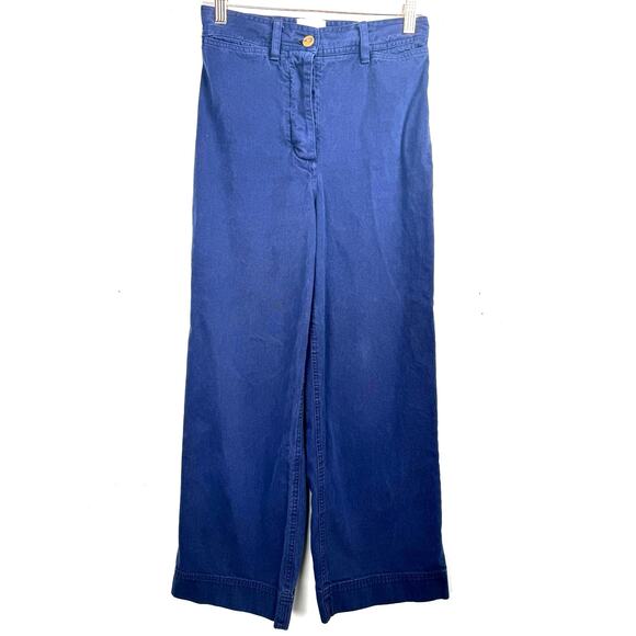 Aritzia Wilfred Free Button Fly Wide Leg Utility Preppy Minimalist Pants S - Picture 1 of 9